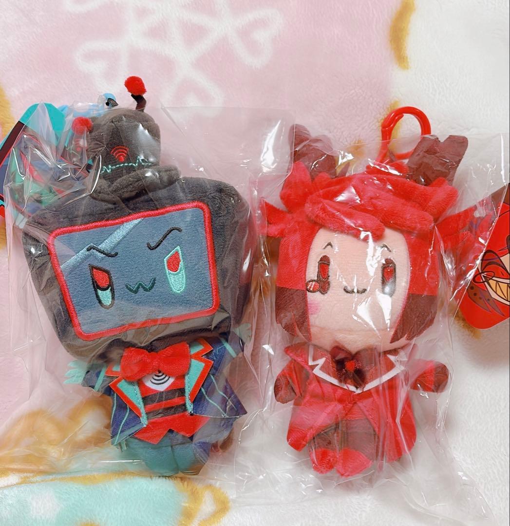 【新品】 ハズビンホテル おすわりマスコット 2種セット (アラスター&Vox)