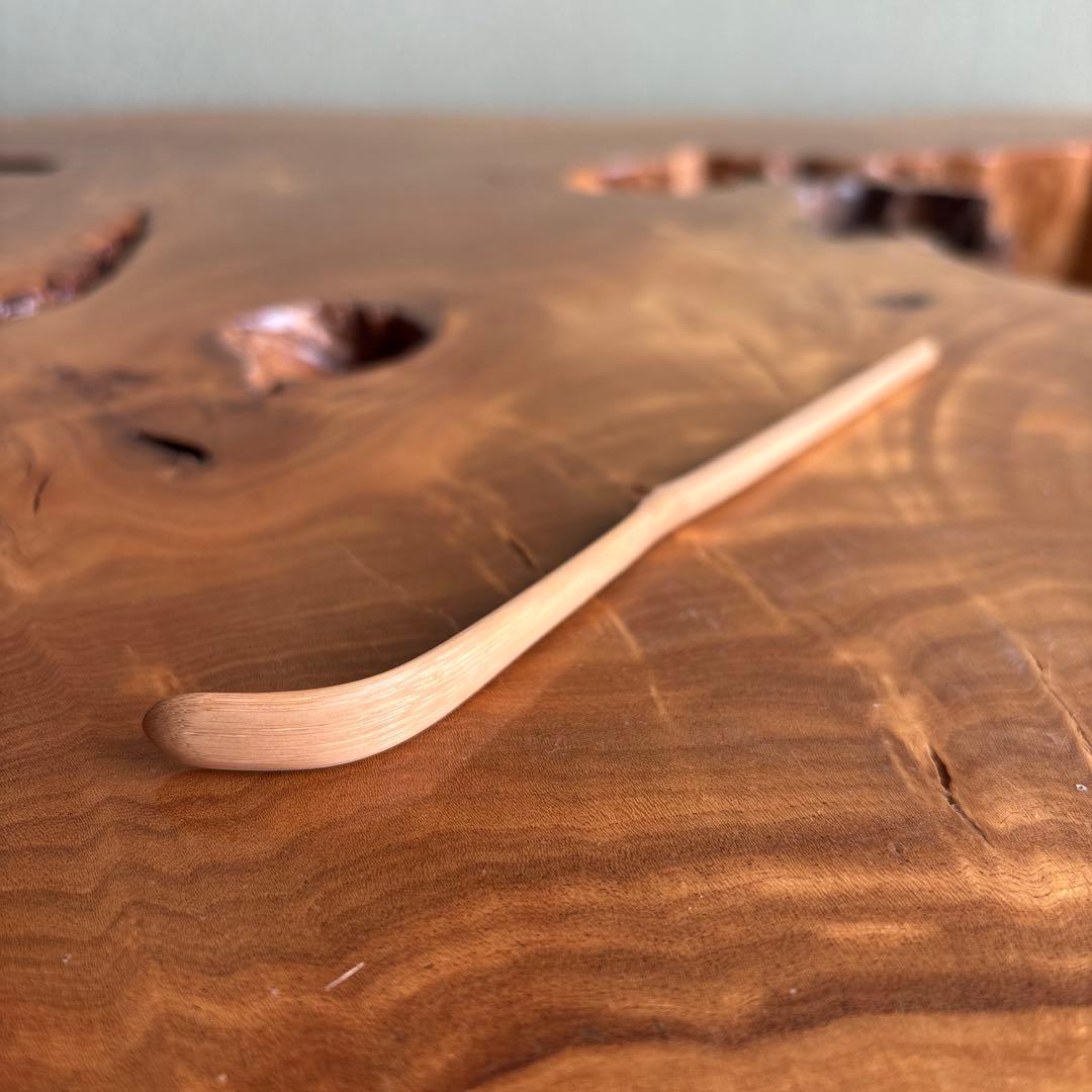 高野宗陵造 茶杓 金閣寺 茶道具 共箱