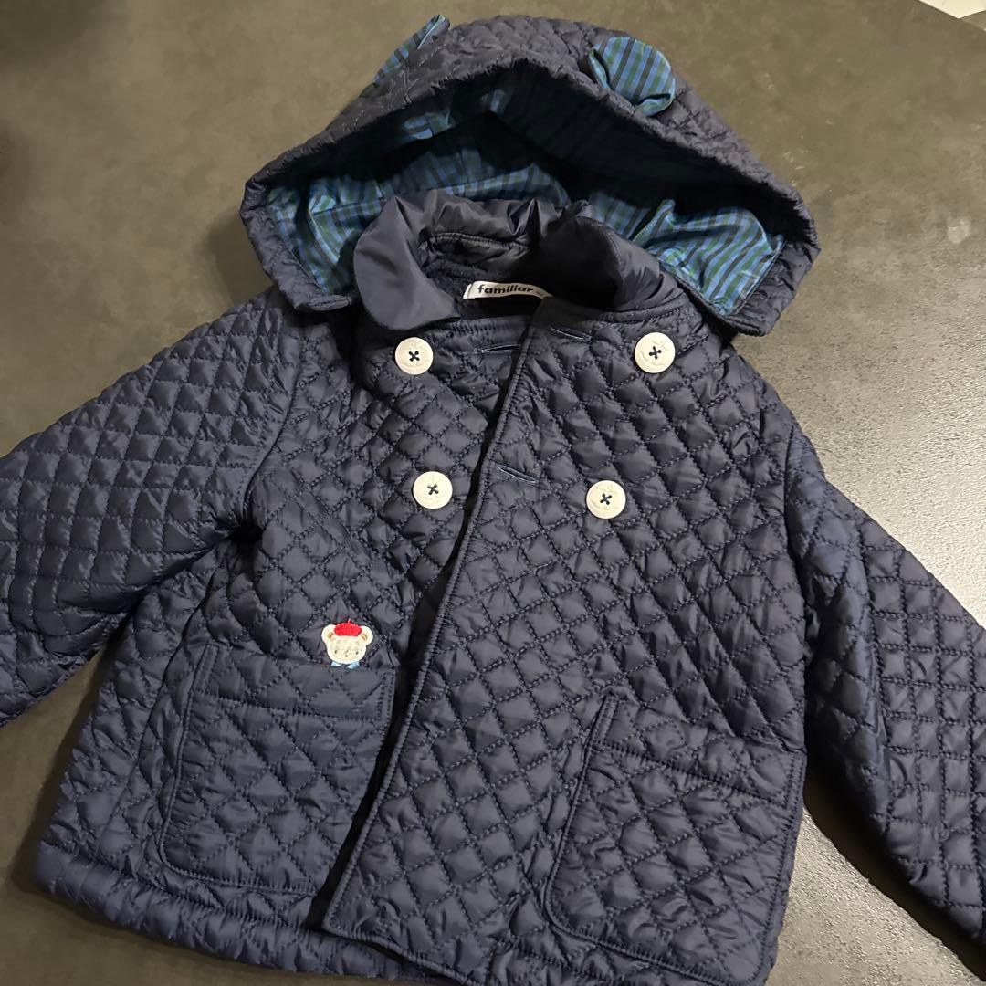 familiar ファミリア　キルティング　アウター　コート　90サイズ