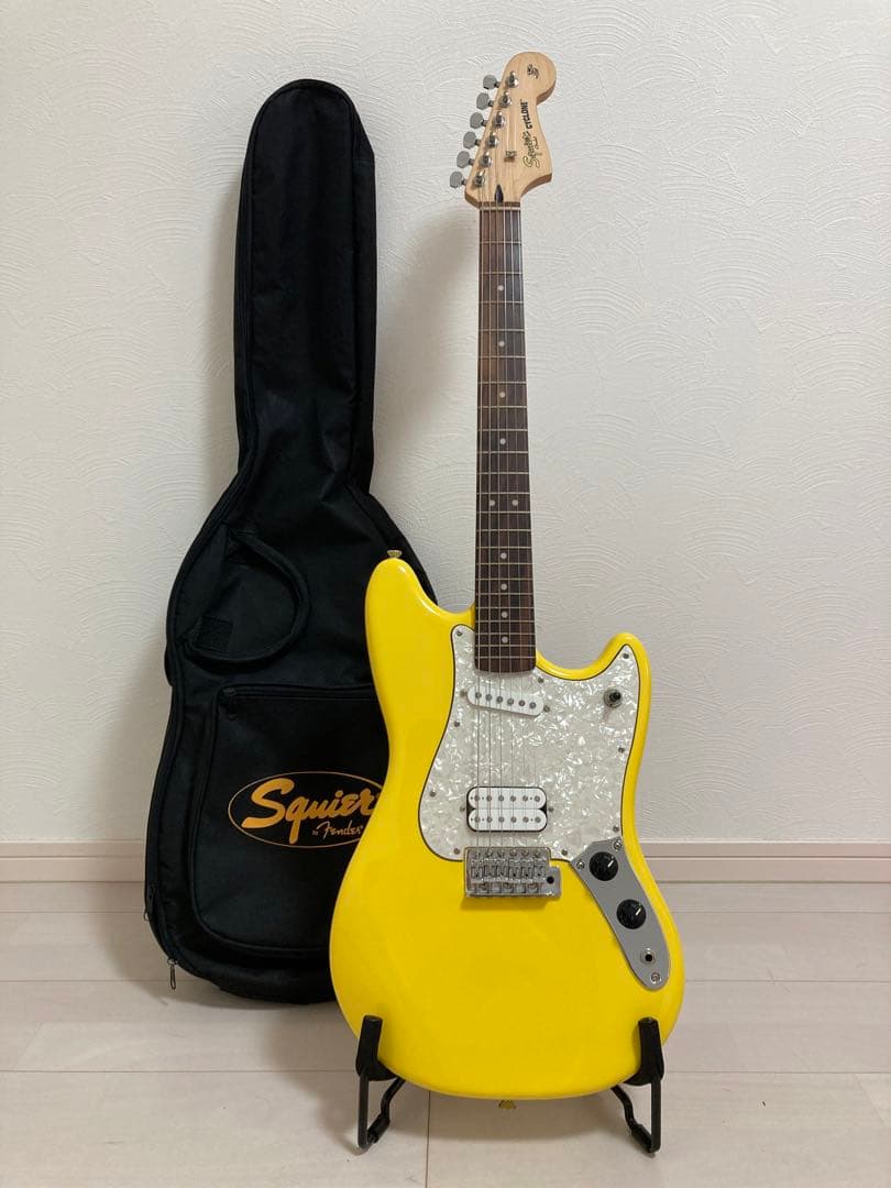 Squier cyclone スクワイヤー　サイクロン　イエロー