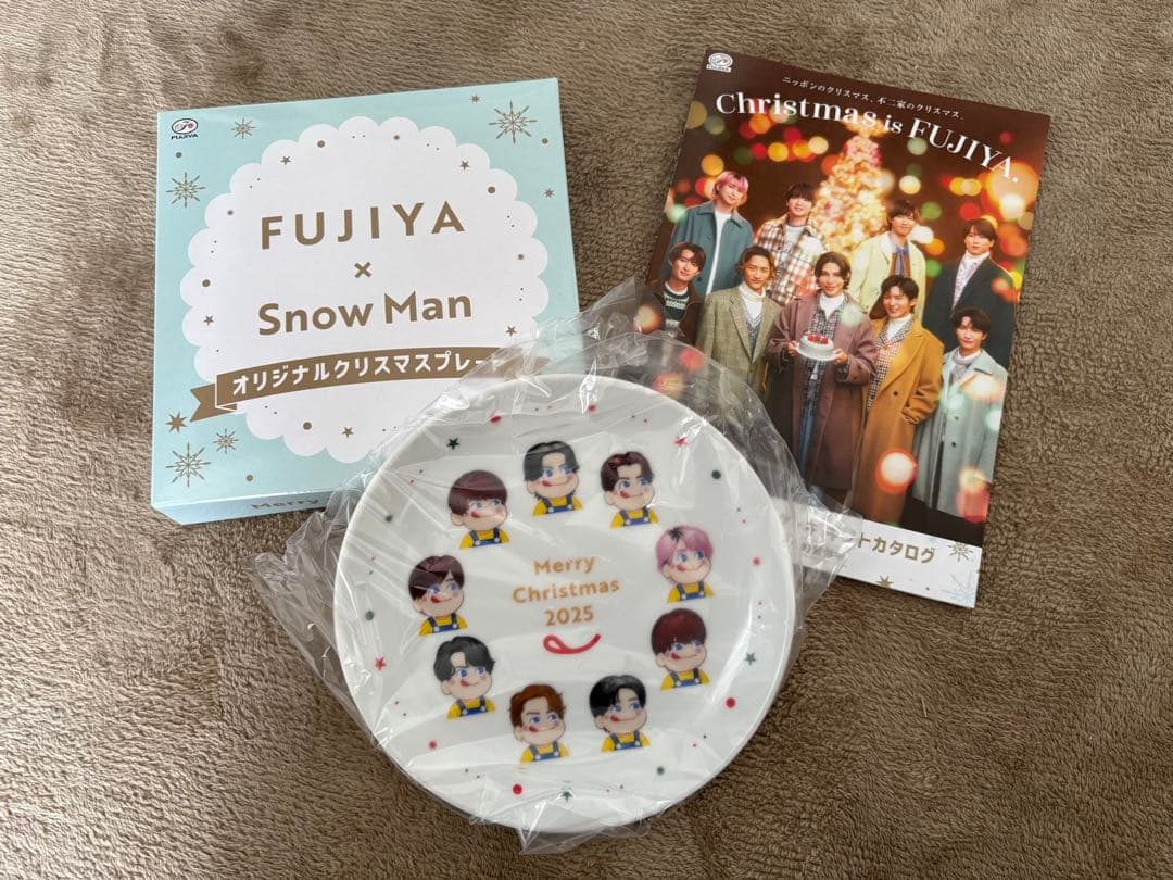 【新品未使用】FUJIYA× Man クリスマスプレート　カタ