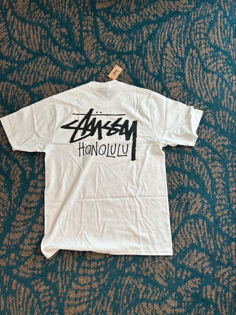 Stussy ホノルルロゴ Tシャツ ホワイト