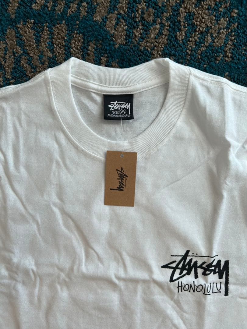 Stussy ホノルルロゴ Tシャツ ホワイト