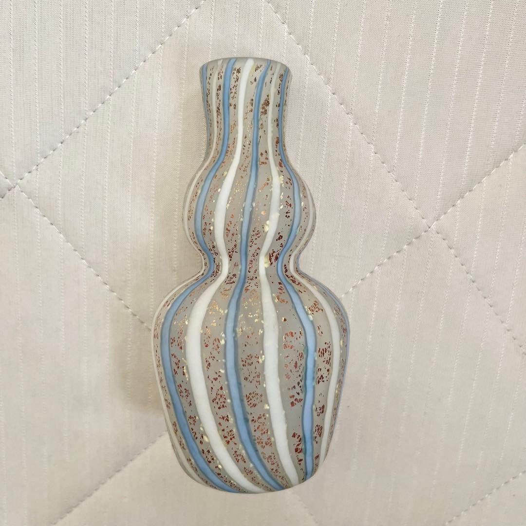 藤田喬平 ？　ヴェニス　手吹ガラス　硝子工芸　一輪挿　徳利　花入　花瓶