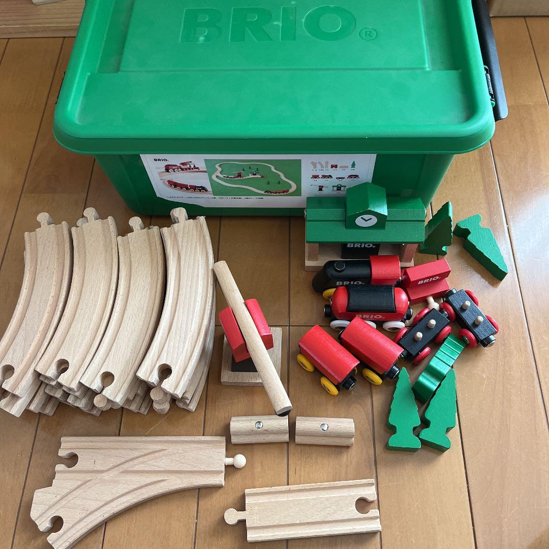 BRIO 木製 列車 レール