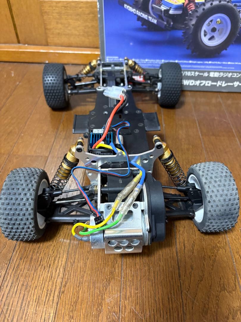 京商オプティマ (ターボオプティマ仕様) ボディー4枚、メカ一式とオプション付き