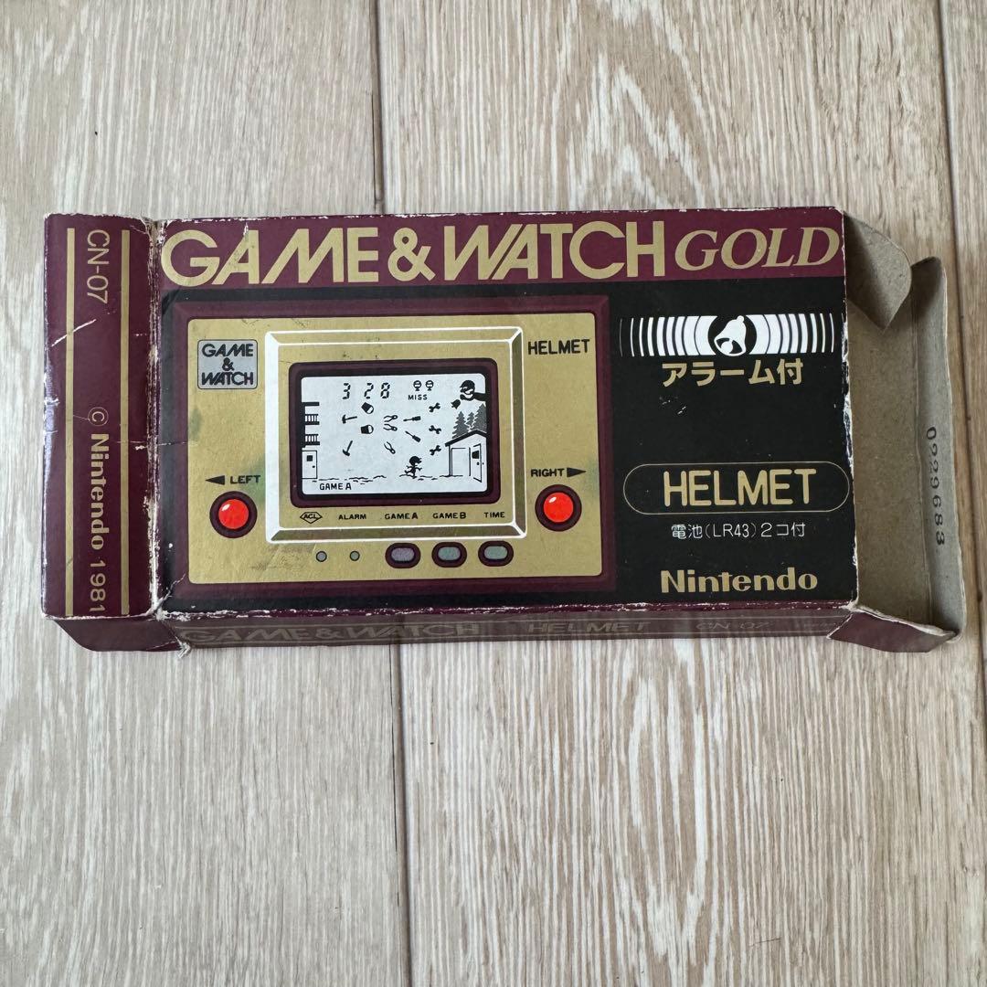 GAME & WATCH HELMET (CN-07) ゴールド
