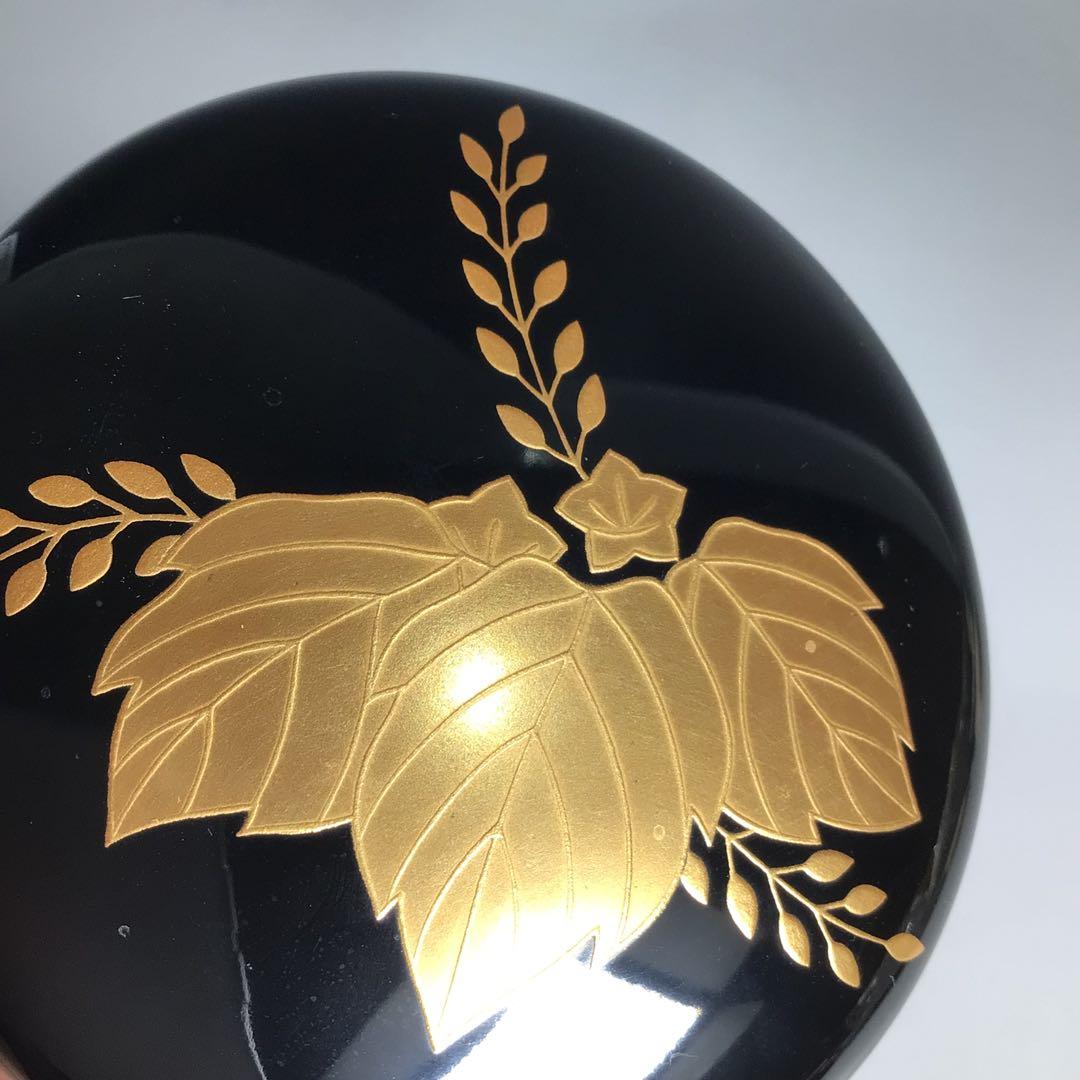 Ｎ５７６　棗　『関口輔聖作』『久田宗也　尋牛斎　極箱』『桐蒔絵』『大棗』　茶道具