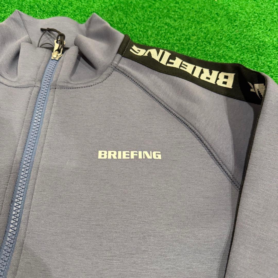 【秋冬用】ブリーフィング レディースジップアップブルゾン グレー M