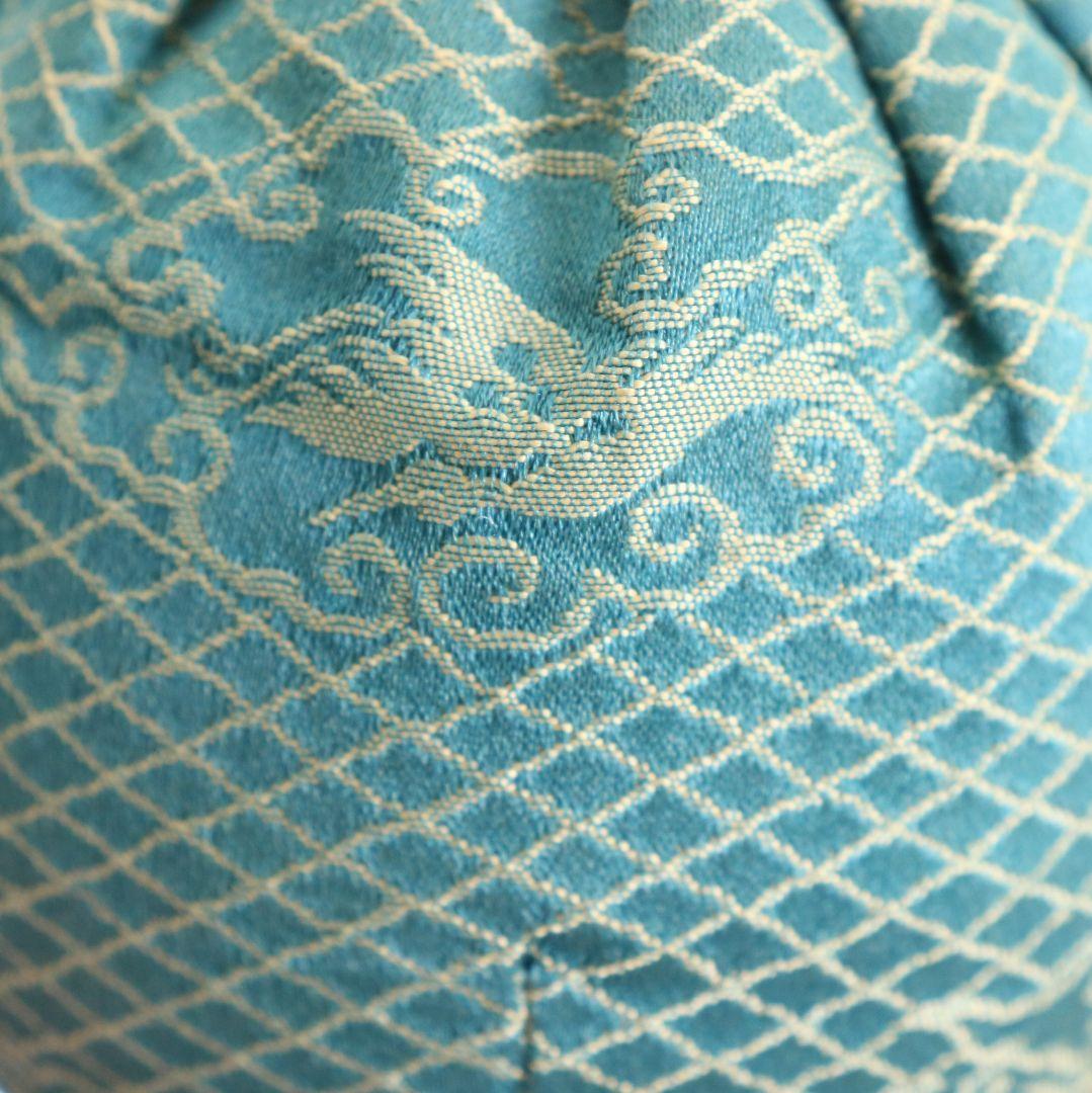 松本鐵山作 唐物 大名物写 珠光文琳茶入 有楽緞子仕覆 茶道具 共箱　V914