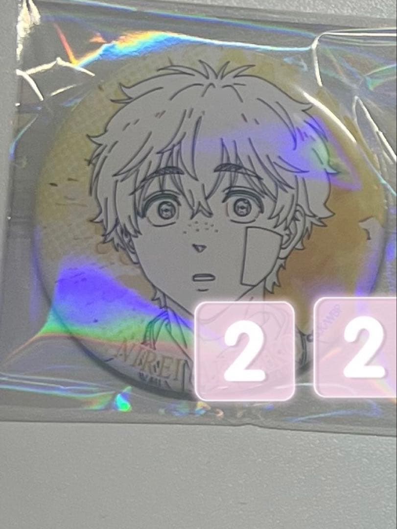 ウィンブレ　TSUTAYA 原画缶バッジ　楡井秋彦