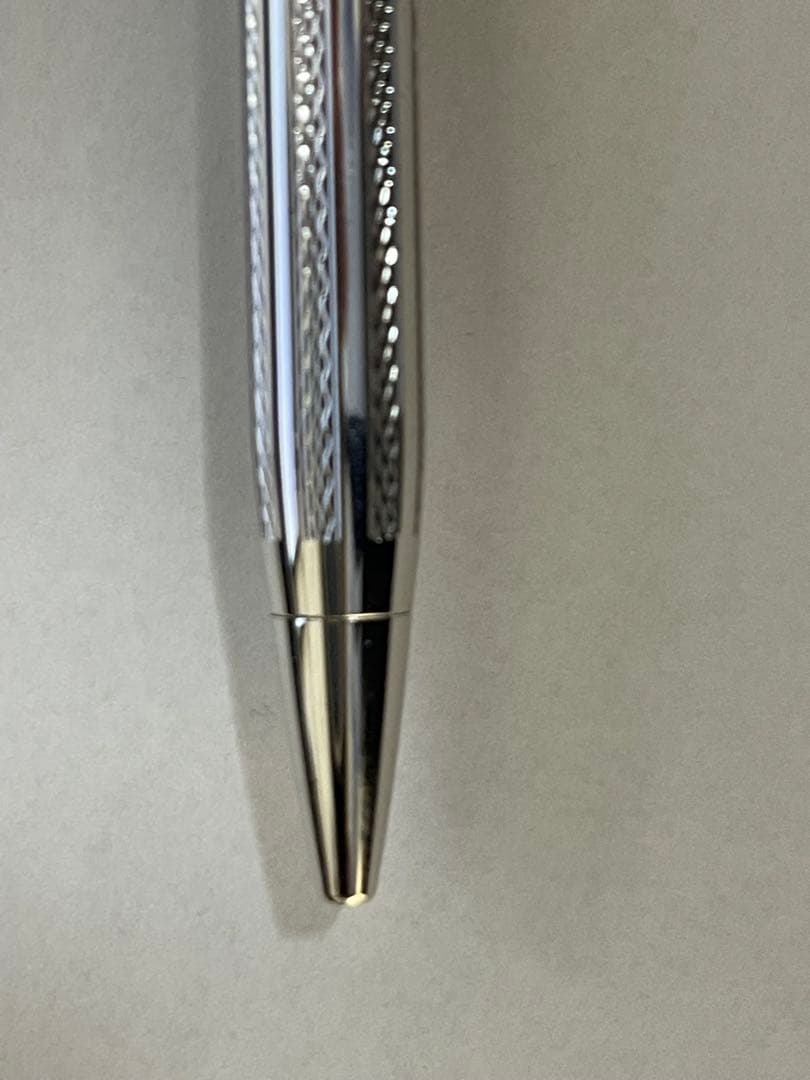美品　CROSSタウンゼントプラチナフィニッシュボールペン