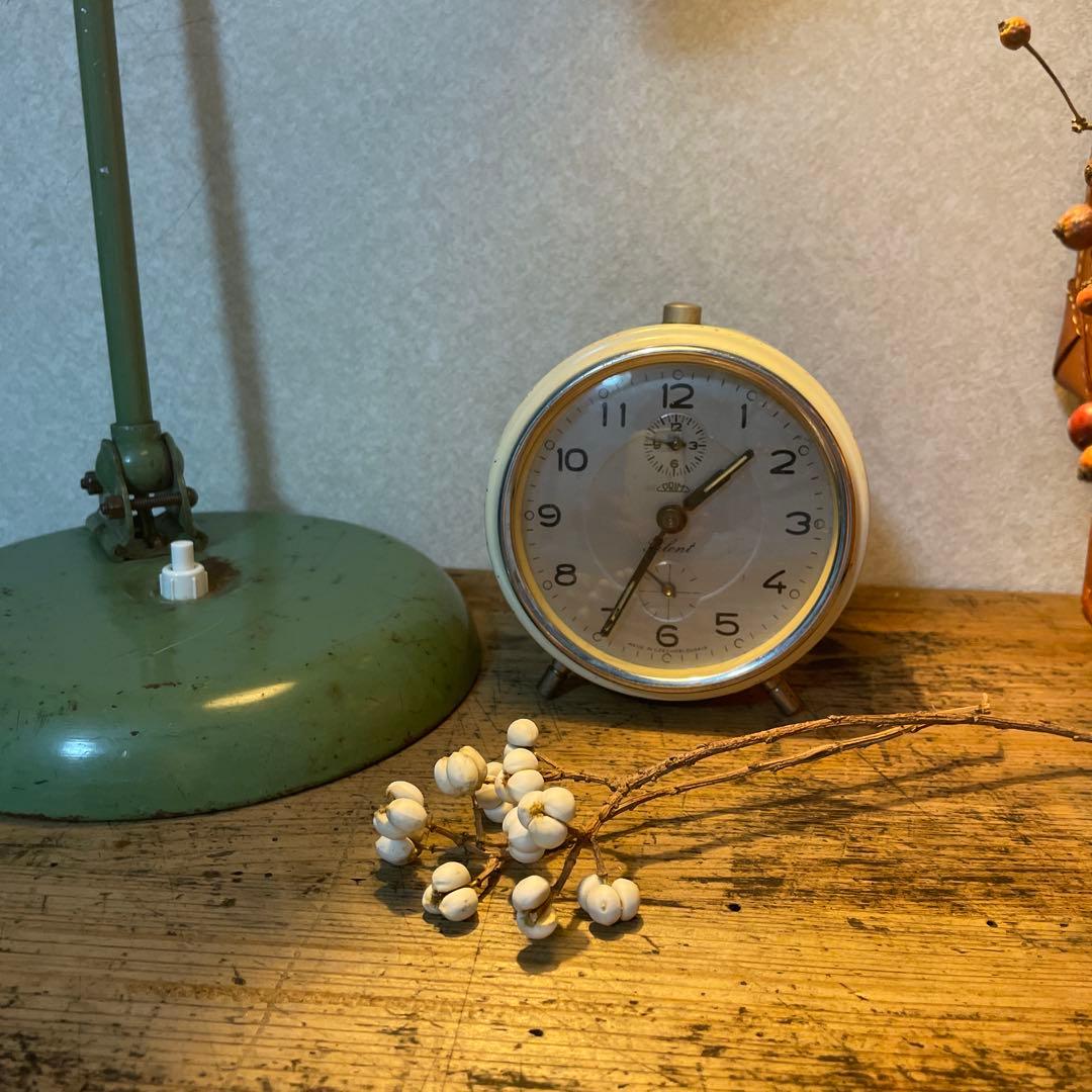 値下げ★アンティーク置き時計　アンティーク目覚まし時計