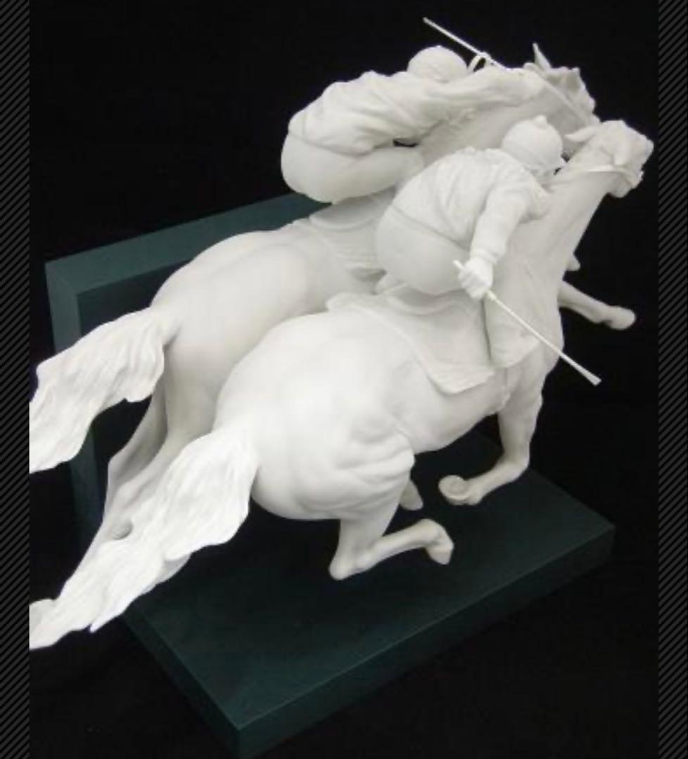 【超プレミア品】リヤドロ ダービーの華 サラブレッド 競馬 置物