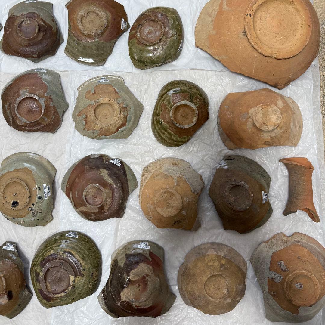 古唐津 陶片46点 原明窯 山瀬窯 小森谷窯 阿房谷窯 錆谷窯など まとめ売り