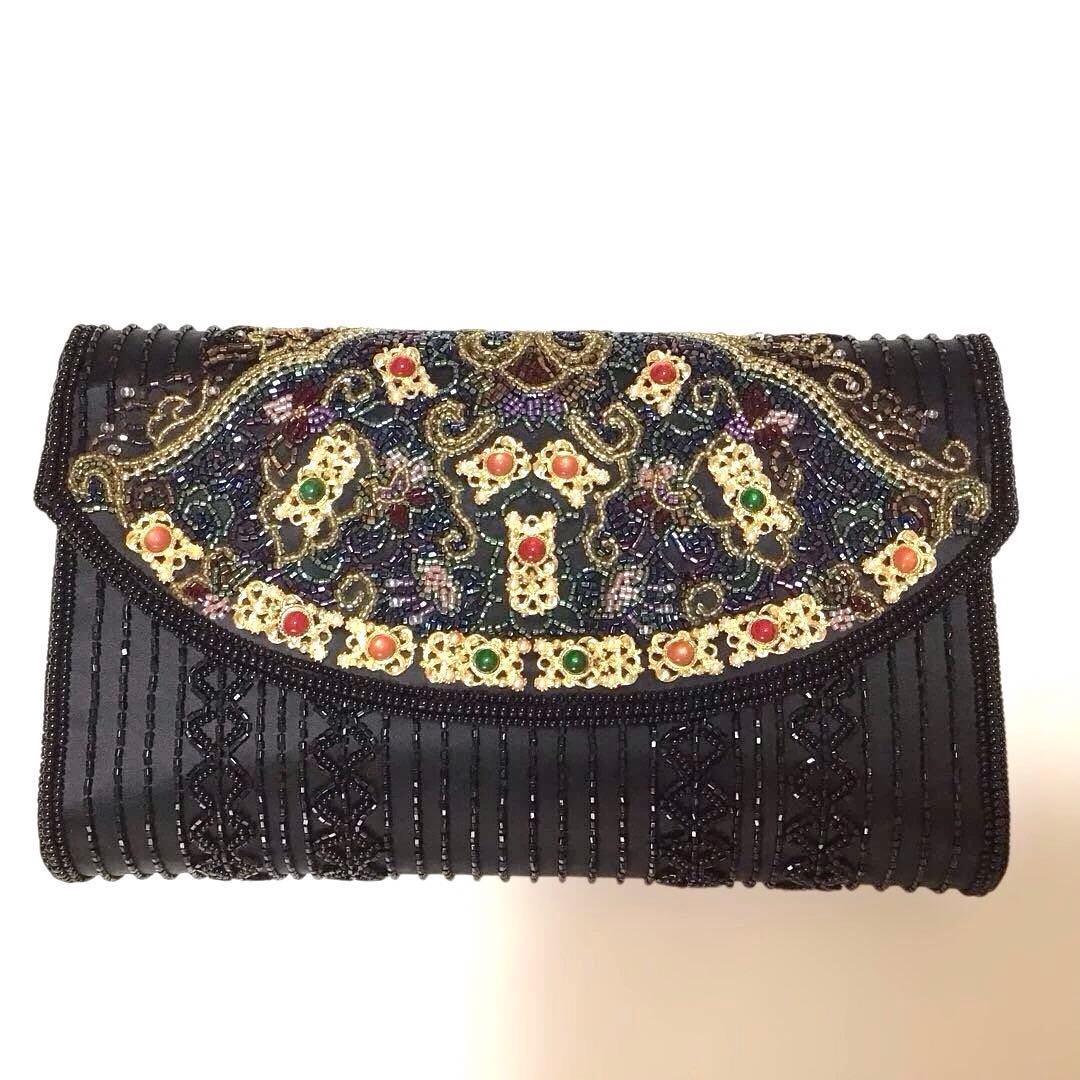 ⭐️激レア　皇室御用達⭐️LUMY(株)はしもと 天然石レディース・パーティーバッグ