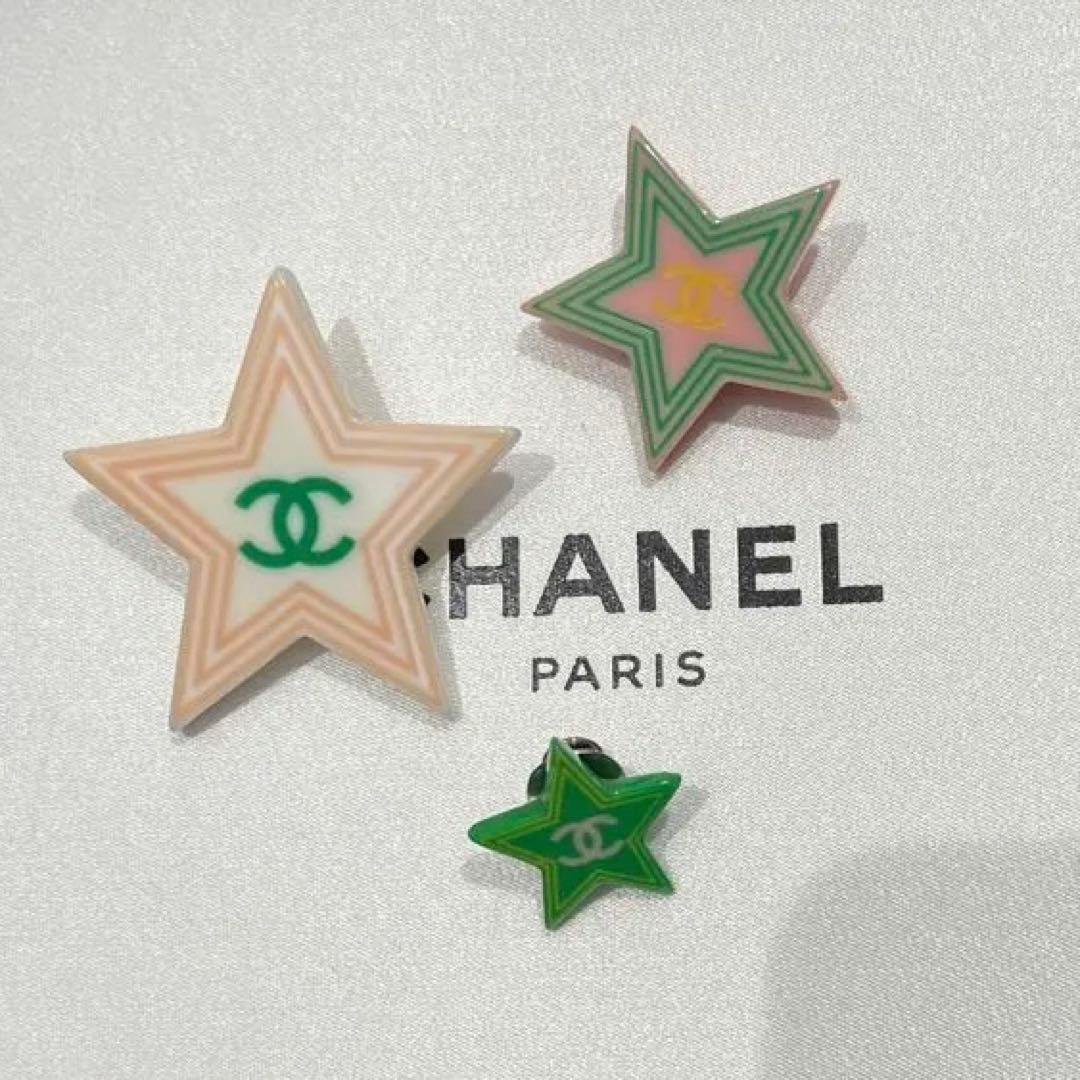 シャネル　ブローチ　04C 星　3点セット