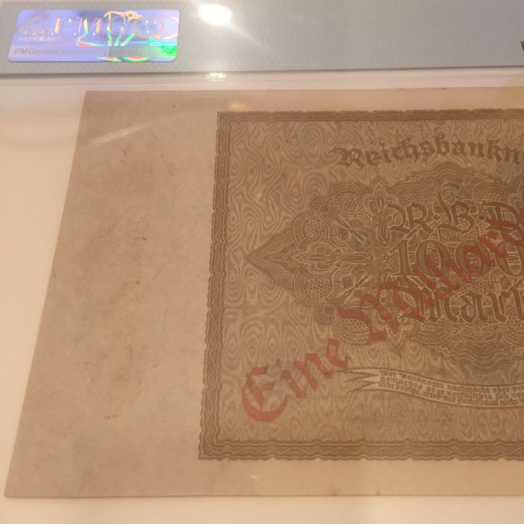 完全未使用級 紙幣 PMG 64 1922年ドイツ 紙幣 1000 10億マルク