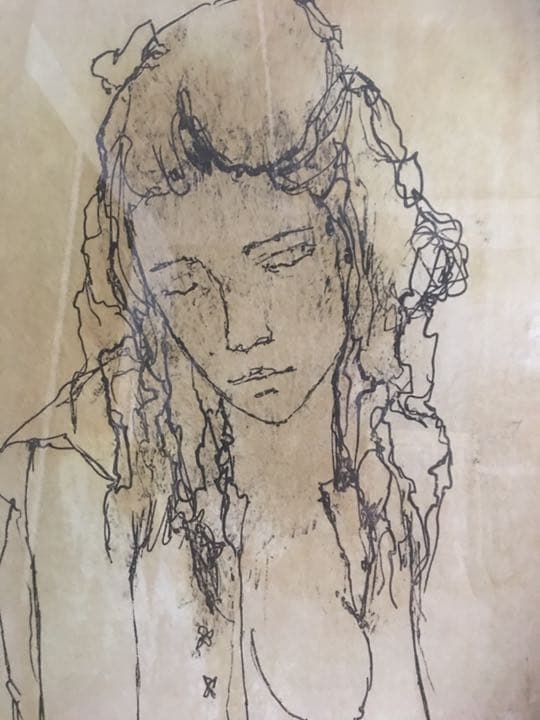 ジャンセン リトグラフ ジャクリーヌ 貴重和紙刷り