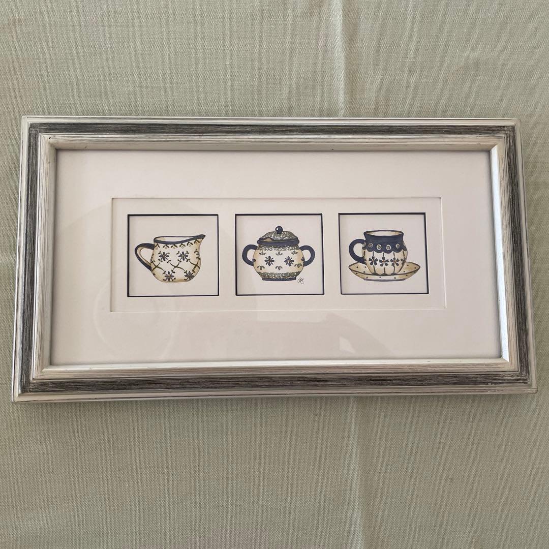 シルバー額縁　34cm×19cm 箱有り