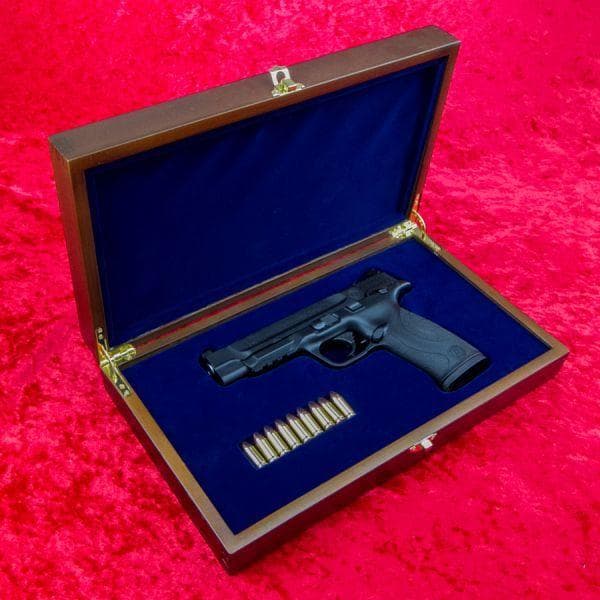 S&W M&P 9L パフォーマンスセンター用 木製高級化粧箱　希少なワンオフ品