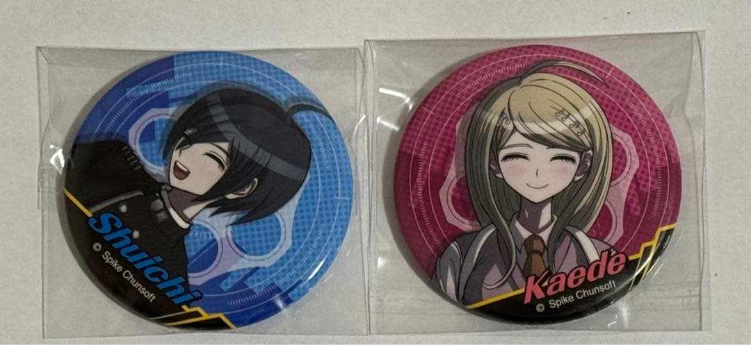 ダンガンロンパ 最原終一 赤松楓 キャラバッジコレクション