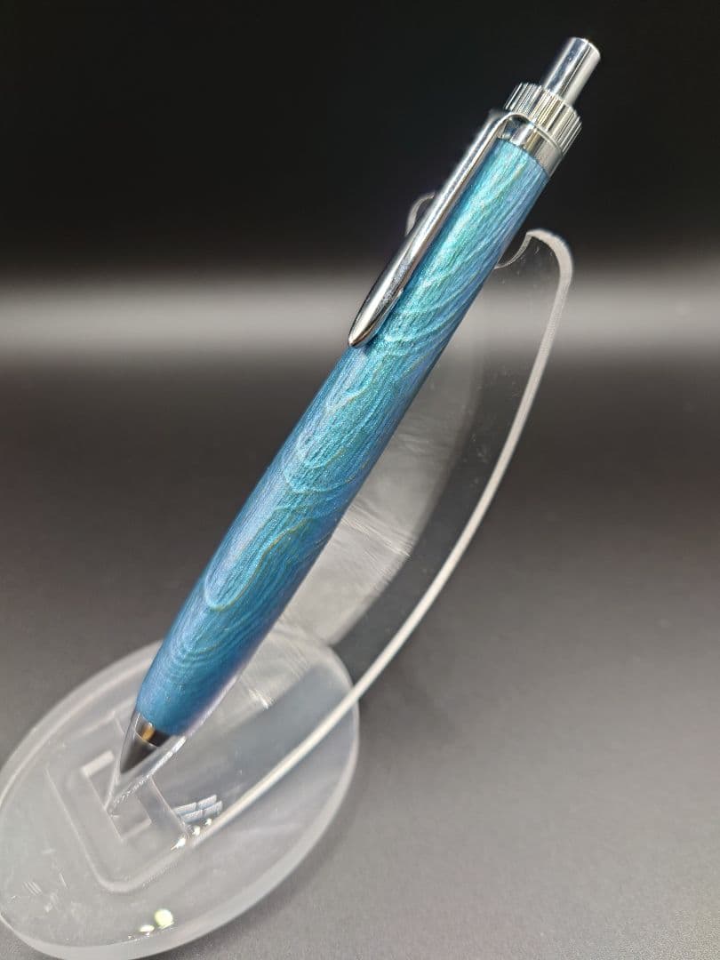 欅　シャープペンシル　浮造り　新うるし　変わり漆　拭き漆　ケヤキ　変わり杢