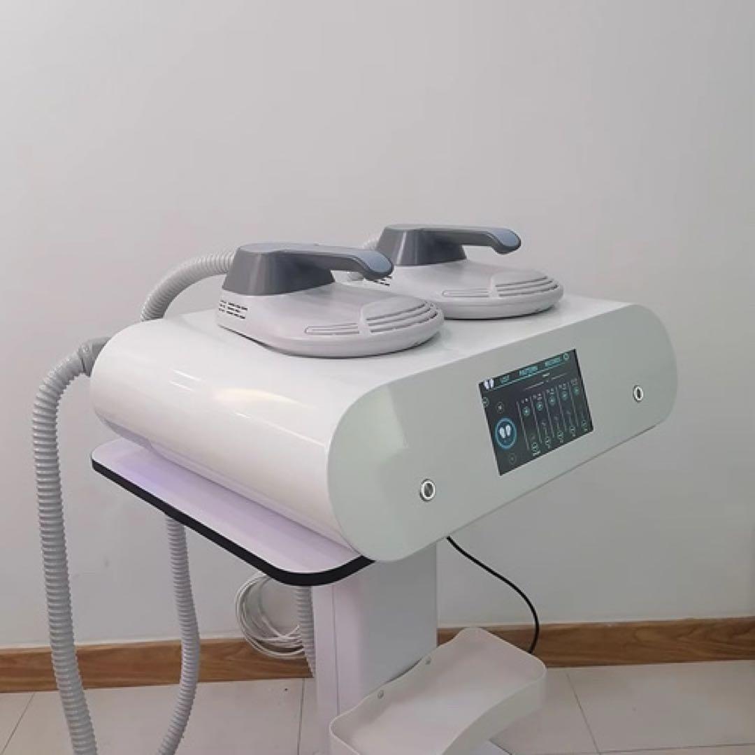 新しいモデルポータブル2ハンドル電磁筋刺激EMSボディーシェーピングマシン