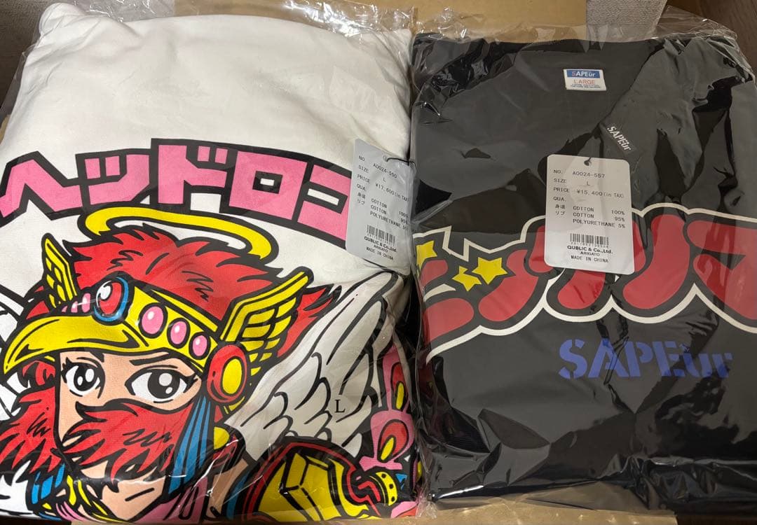 SAPEur ビックリマン スウェット、ヘッドロココパーカー　Lサイズセット