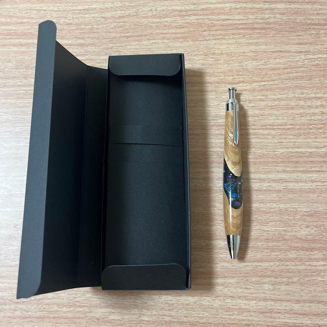 Steef & Co. 伊勢神宮欅リバーペン「彼方」　ボールペン　木軸ペン