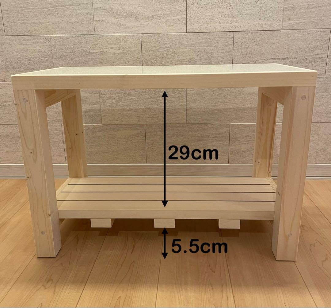 ハンドメイド　ディスプレイ台　飾り棚　ティッシュケース