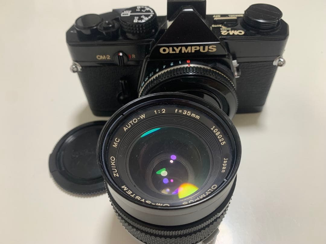 フィルムカメラ OLYMPUS OM-2 + ZUIKO MC AUTO-W 35mm F2