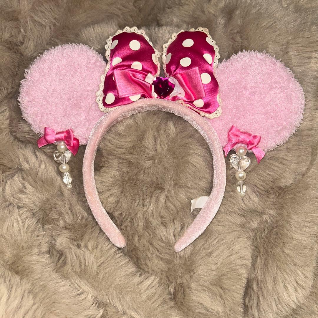 ミニーカチューシャ　ピンク