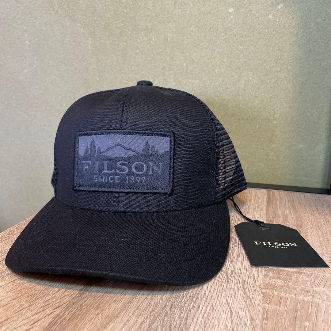 新品未使用 タグ付きフィルソンFILSON Logger MeshCapブラック
