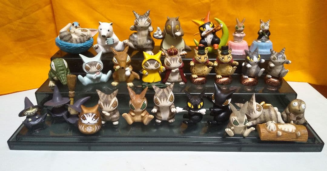 わちふぃーるど 猫のダヤン フィギュアコレクション 陶器 グッズセット