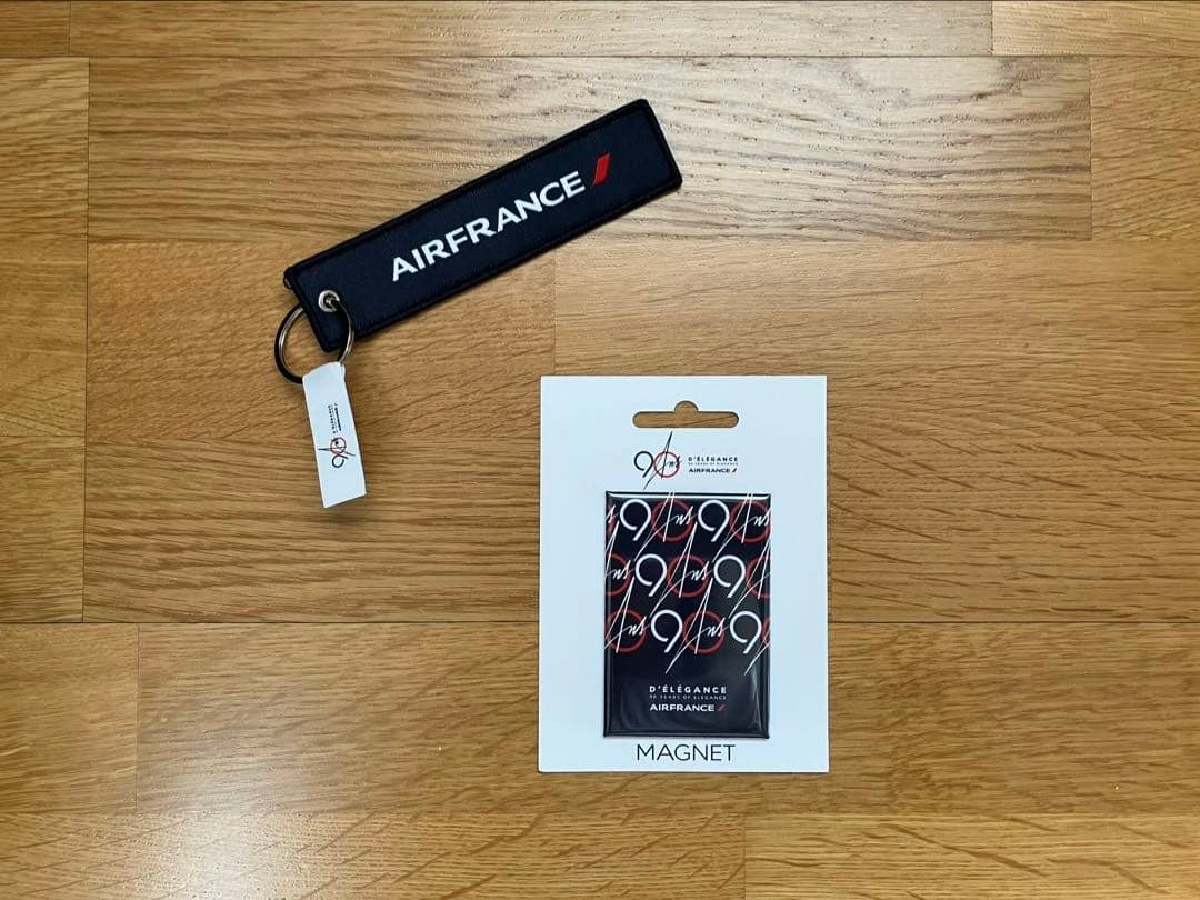 【匿名配送】エールフランス航空　創立90周年記念グッズ　３点セット