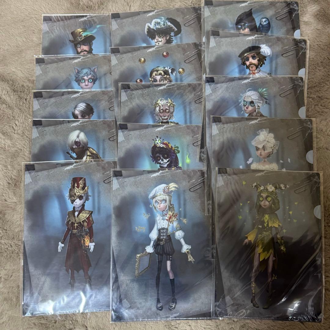 新品未使用 第五人格 設定画 UR衣装 クリアファイルセット 21枚 レアグッズ