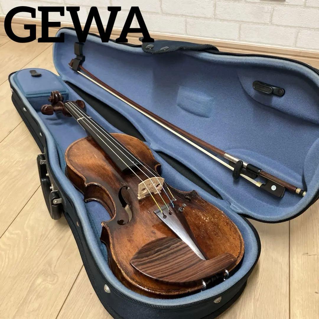 GEWA ヴァイオリンケース 楽器ケース 弦楽器　バイオリン　弓付き