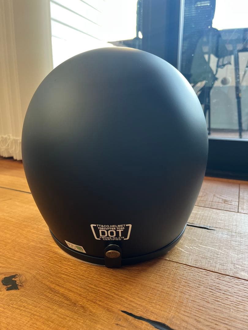 【新品同様】TT＆Coトゥーカッターマットブラック 専用バイザーミラーゴーグル付