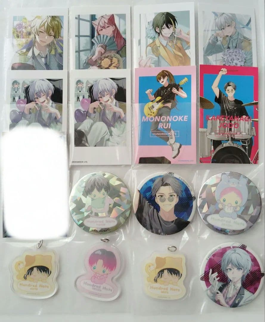 ハンドレッドノート 缶バッジ チェキ アクキー まとめ売り