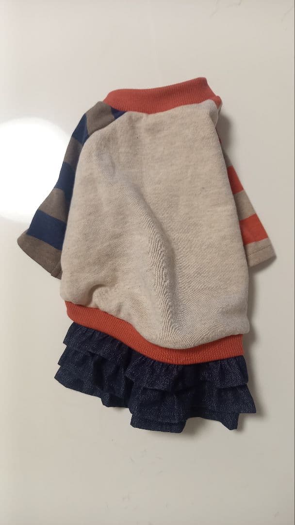 デニムスカート付き