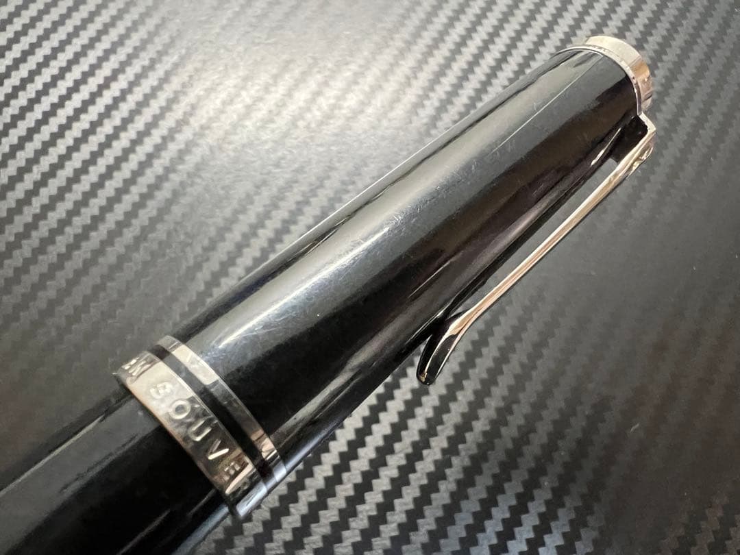ペリカン スーベレーン M805 万年筆 ブラックシルバー M 中字