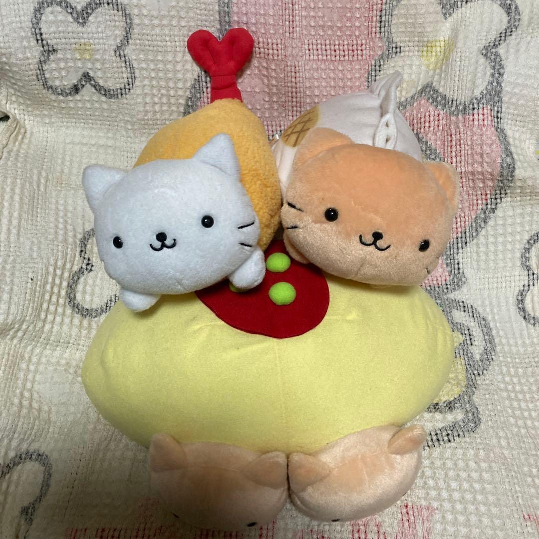 サンエックス　にゃんにゃんにゃんこ　にゃんこレストラン＆にゃんこ飯店　ぬいぐるみ