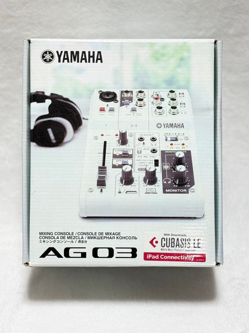 YAMAHA ウェブキャスティングミキサー AG03 ホワイト