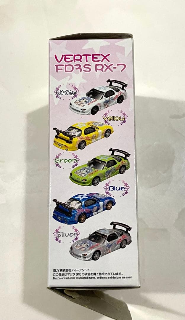 【未使用 箱有】らき⭐︎すた 痛車ミニカー 10種 らきすた アオシマミニカー