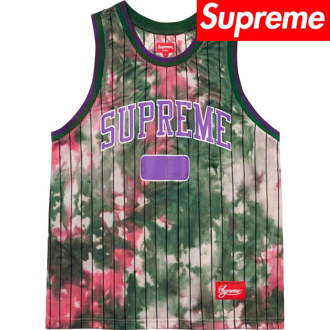 新品　タイダイ染めが夏らしい　バスケジャージ　タンクトップ　Supreme
