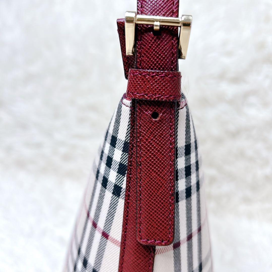 BURBERRY バーバリー ノバチェック キャンバス レザー ワンショルダー