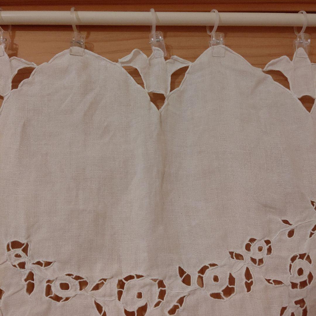 リネン アンティークレース カーテン／のれん 貴婦人 女性