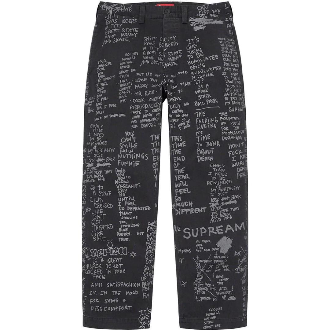 SUPREME Gonz Poems Chino Pant 34インチ