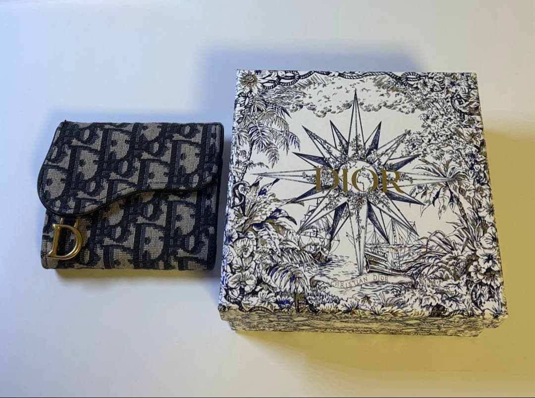 Dior お財布 Saddle Lotus ウォレット